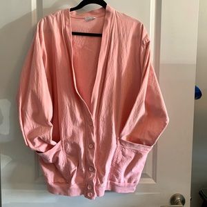 Pink Cotton Connection vintage button down jacket. Size M. No shoulder pads.